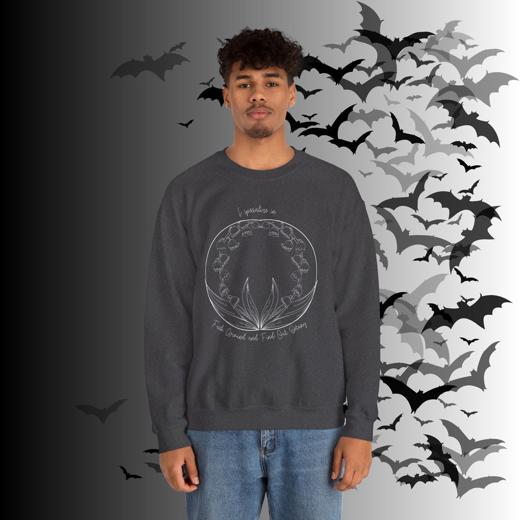 Witchy Botanist Crewneck Sweatshirt — F*ck Around and Find Out Botany