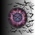 Moon Goddess Galaxy Wall Clock — Celestial Mandala Acrylic Art Print Home Decor