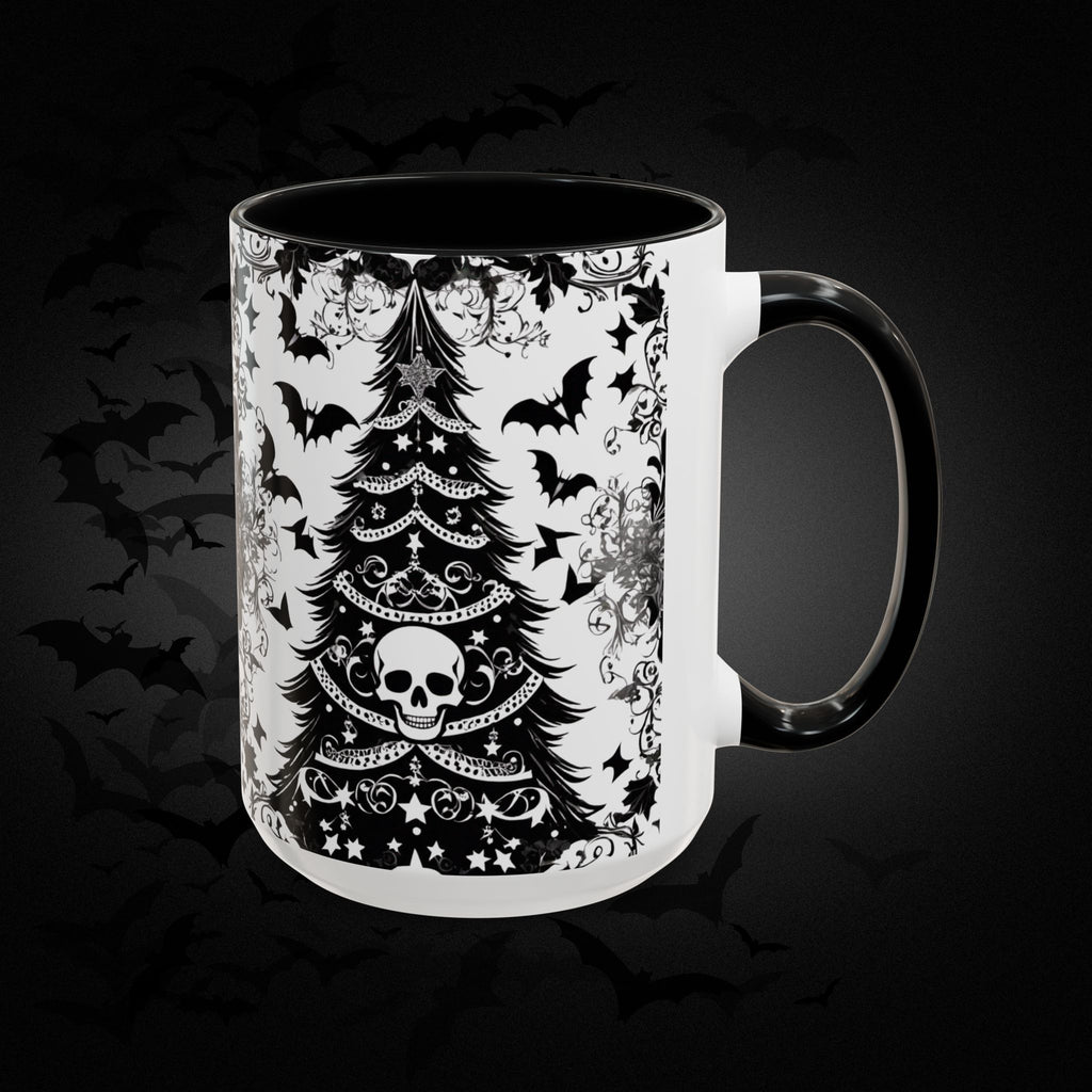 Merry Creepmas Gothic Coffee Mug – Spooky Christmas Gift