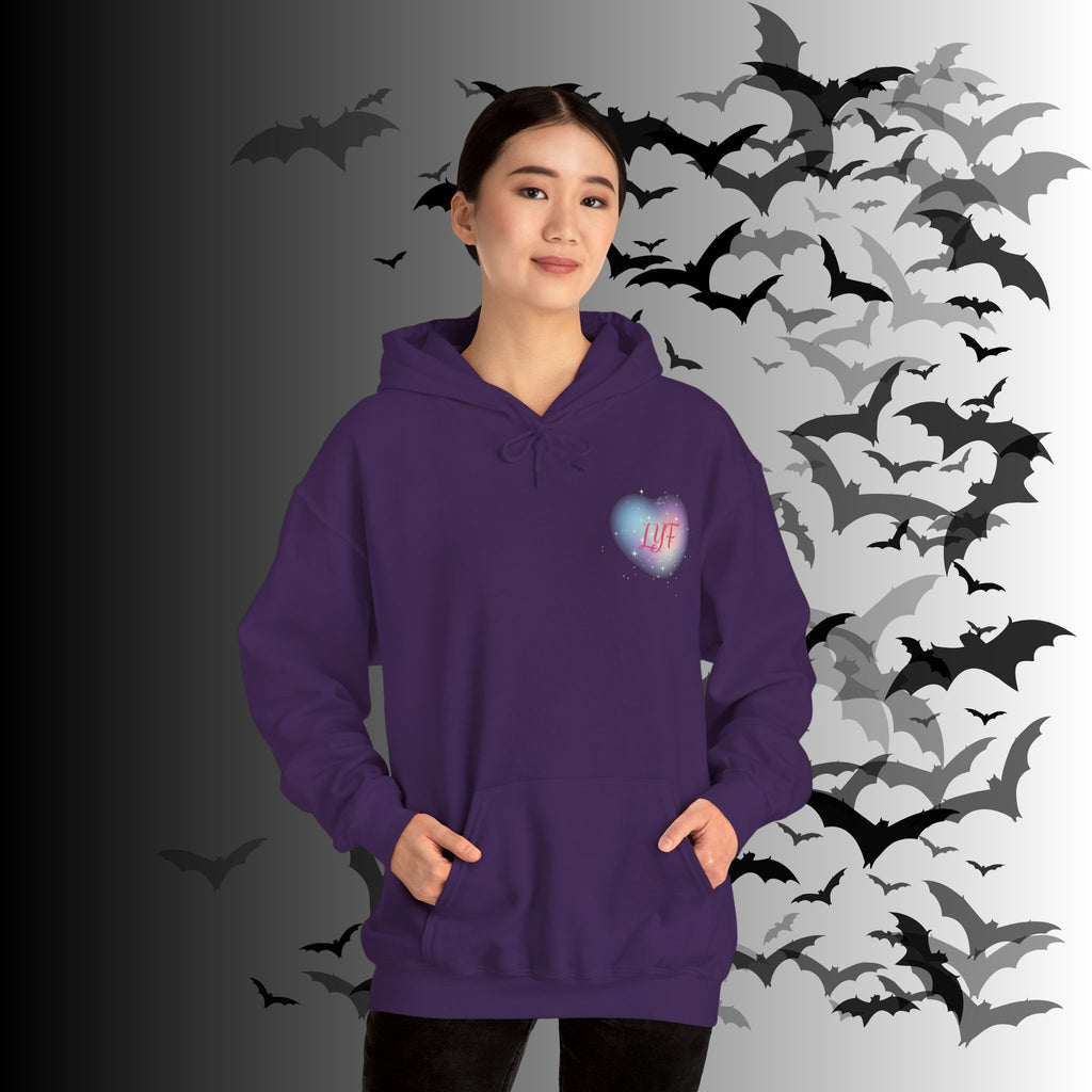 Love You Forever Skeleton Hoodie — Gothic Valentine's Couples Pullover