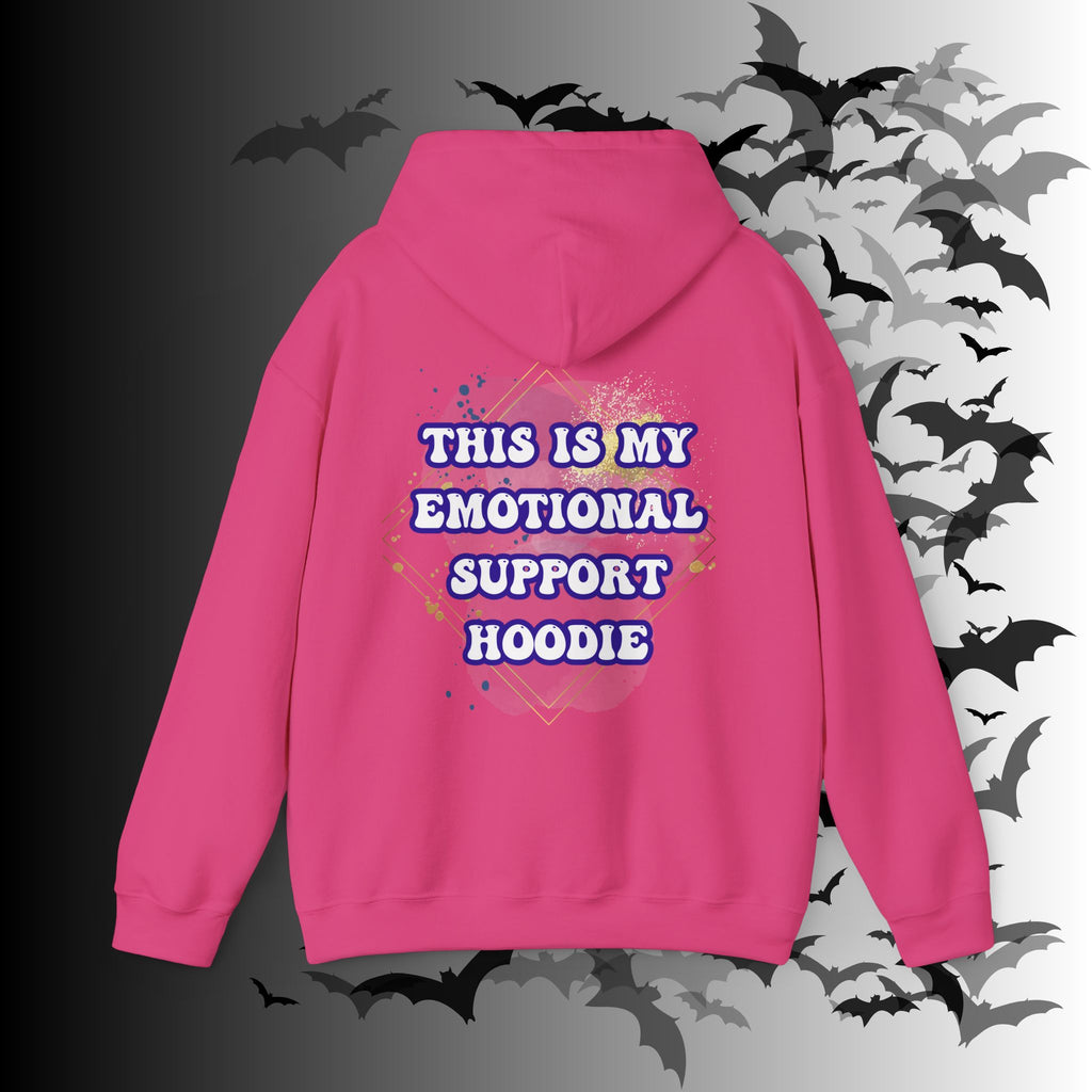 This Is My Emotional Support Hoodie — Funny Back Print Pullover