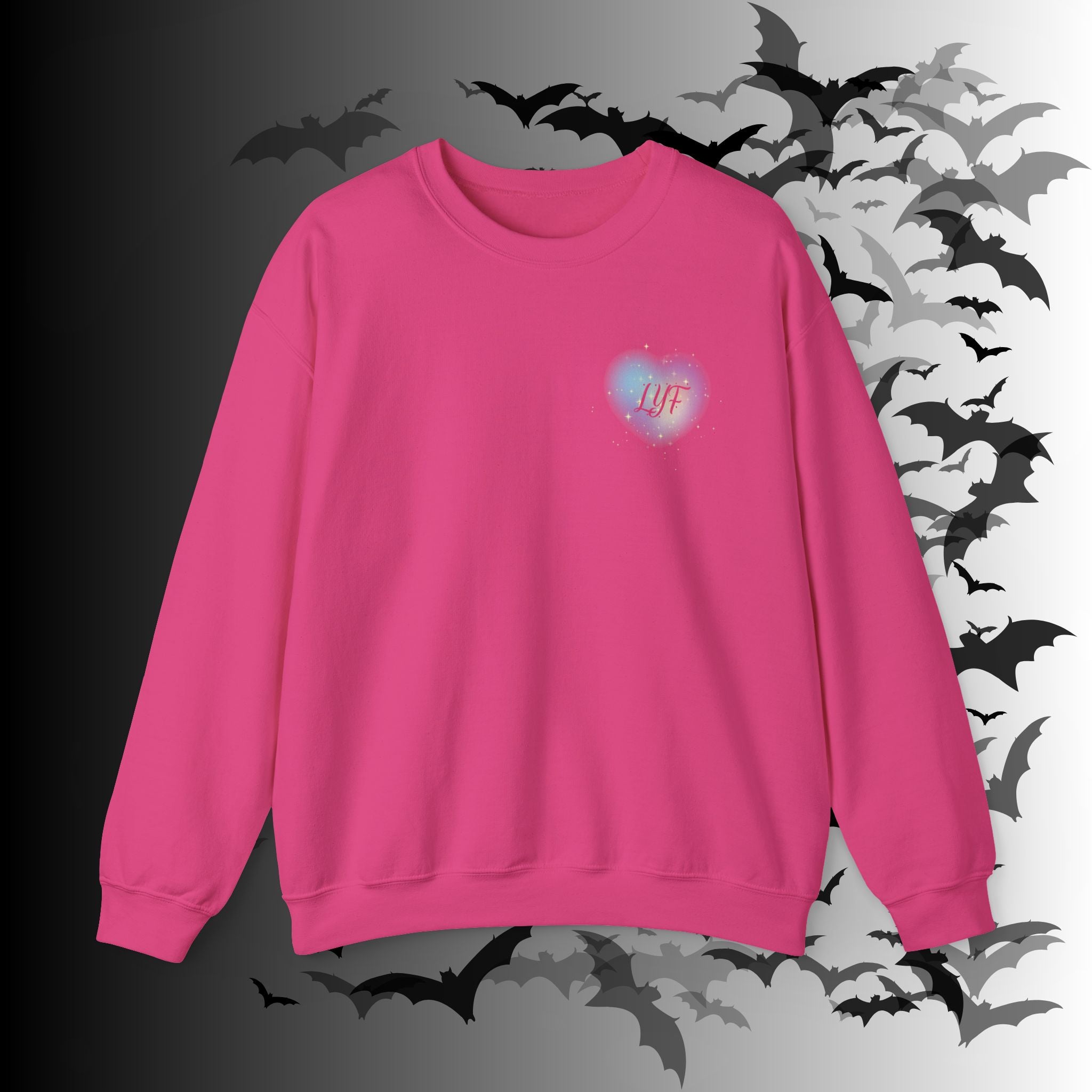 Love You Forever Skeleton Crewneck Sweatshirt — Gothic Valentine's Couples
