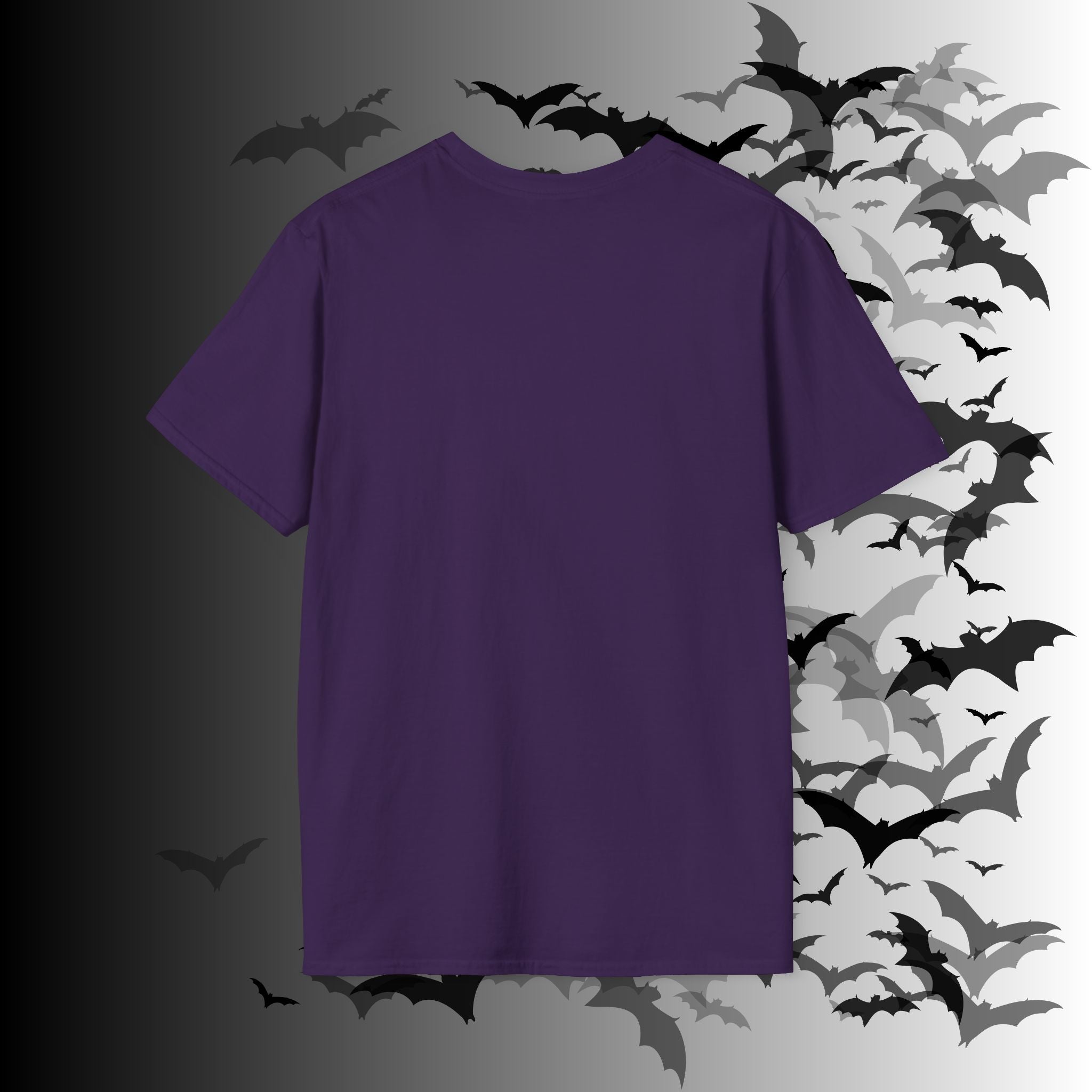 Rainbow Vomit Cloud Bat T-Shirt — Kawaii Goth Pride Unisex Tee