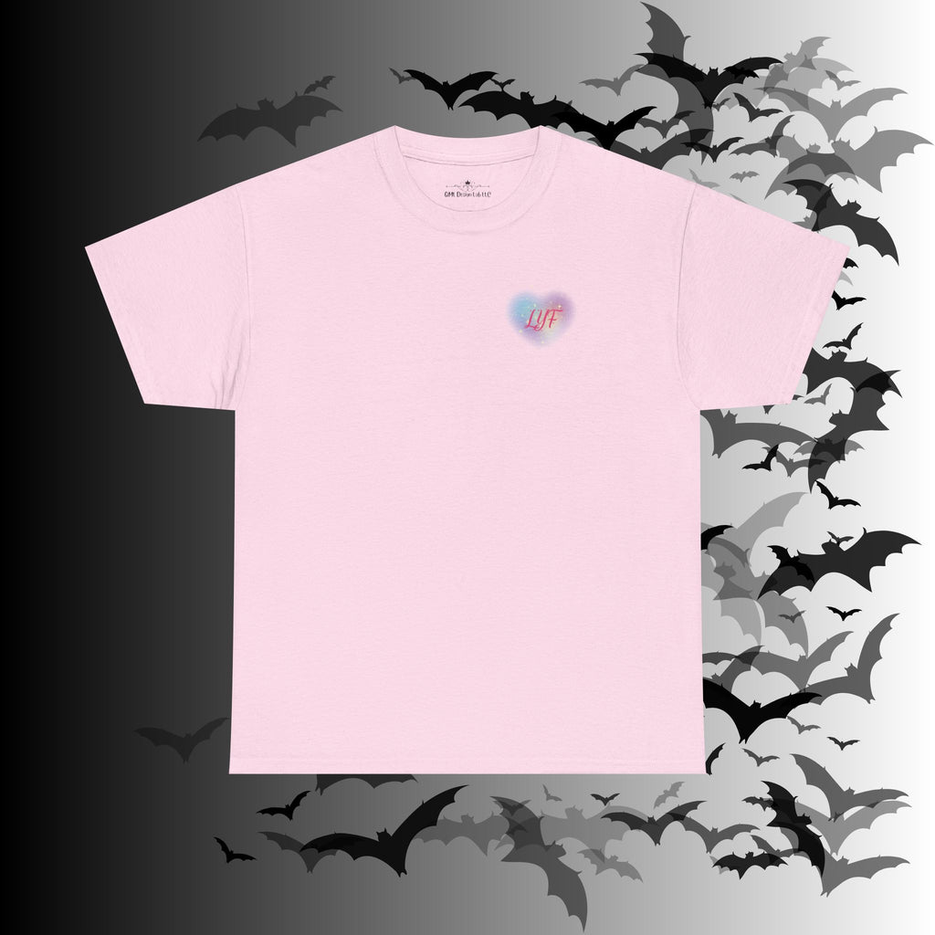 "Love You Forever" Gothic Skeleton Couples T-Shirt — Goth Valentine's Day Matching Tee