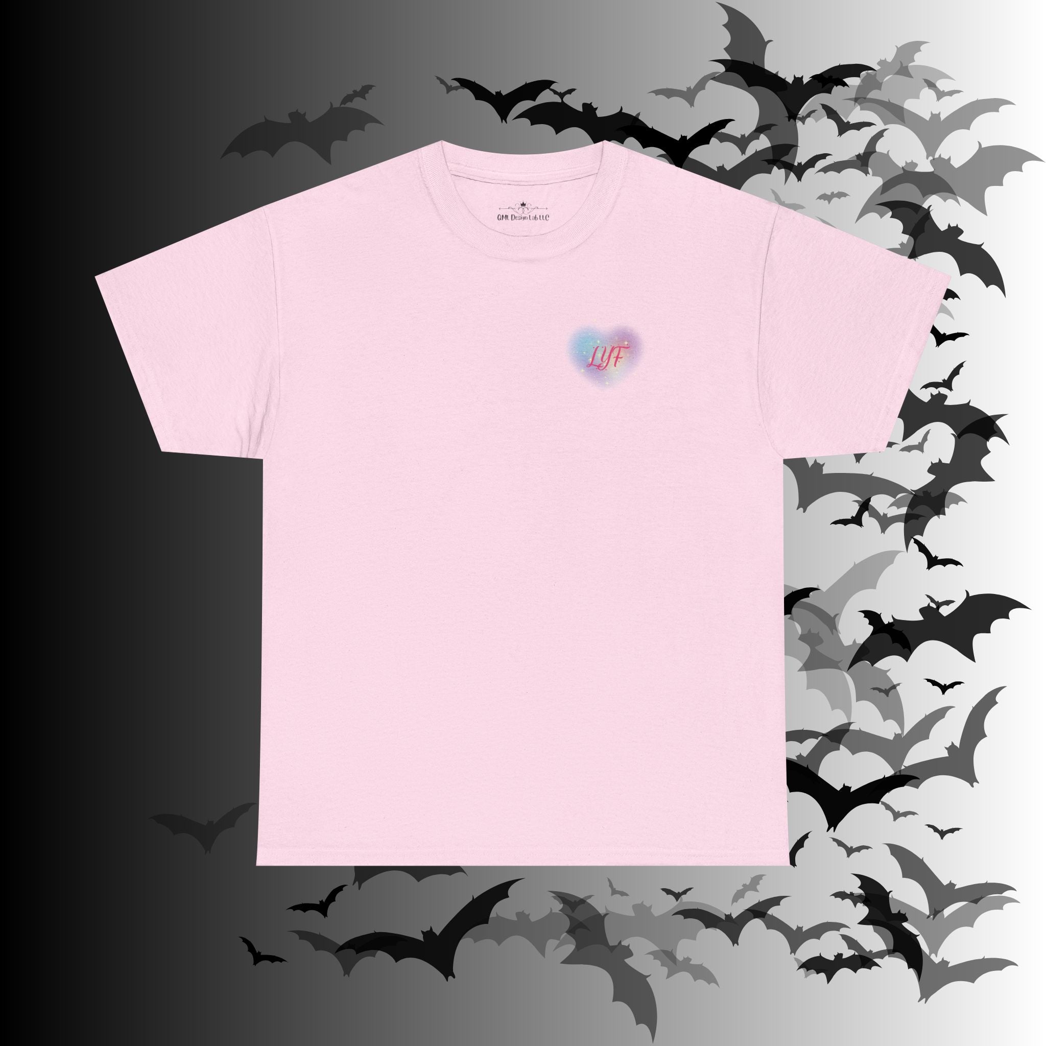 "Love You Forever" Gothic Skeleton Couples T-Shirt — Goth Valentine's Day Matching Tee