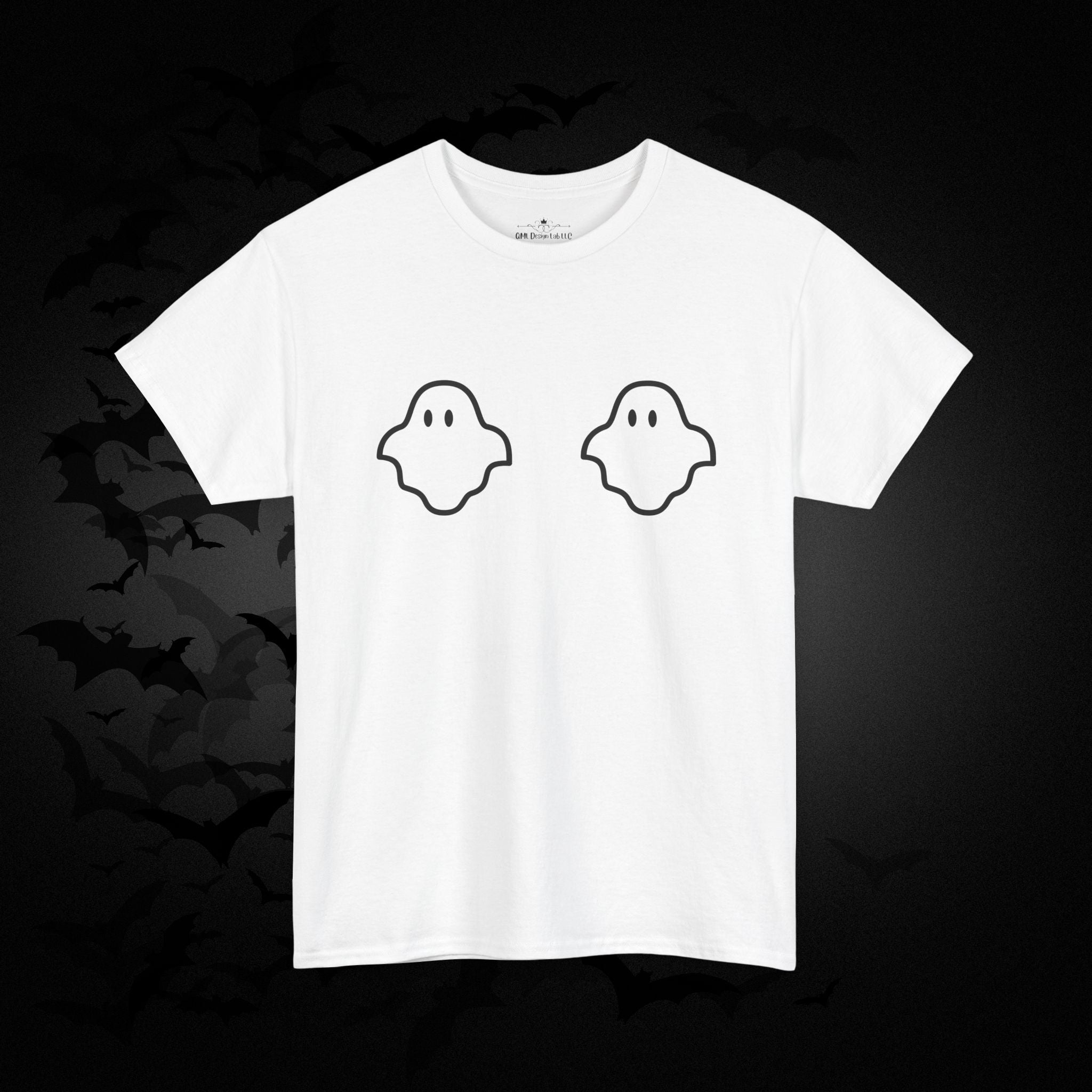 "Boo-bies" Ghost Pun Halloween T-Shirt — Funny Spooky Season Tee