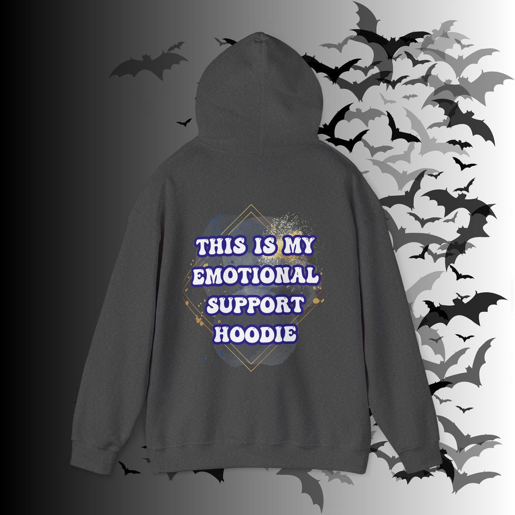 This Is My Emotional Support Hoodie — Funny Back Print Pullover