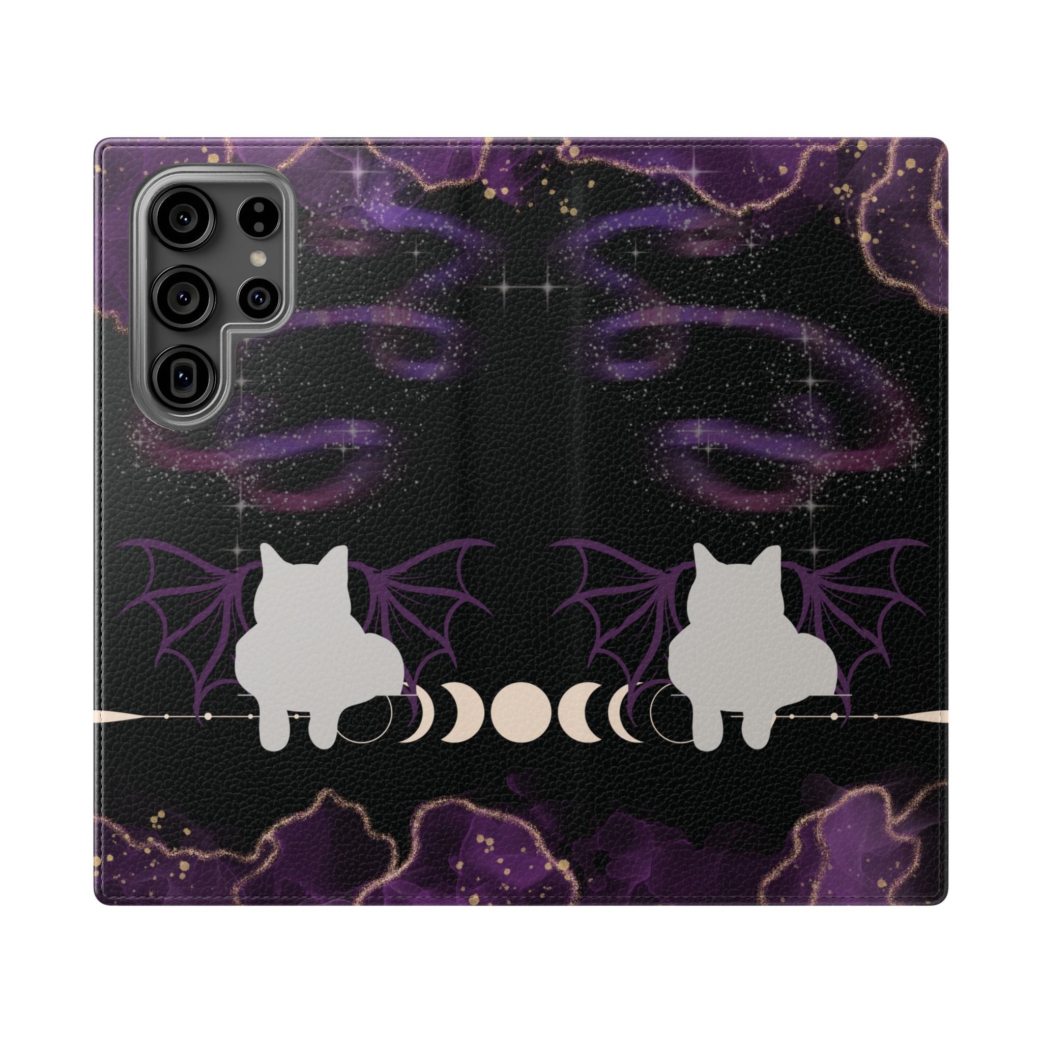 Copy of Goth Botanical Flip Wallet Case for iPhone and Samsung Galaxy Phones