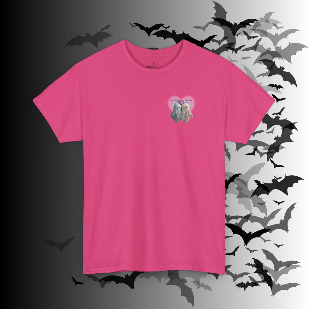 "Let's Haunt People Together Forever" Ghost Couples T-Shirt — Matching Halloween Tee