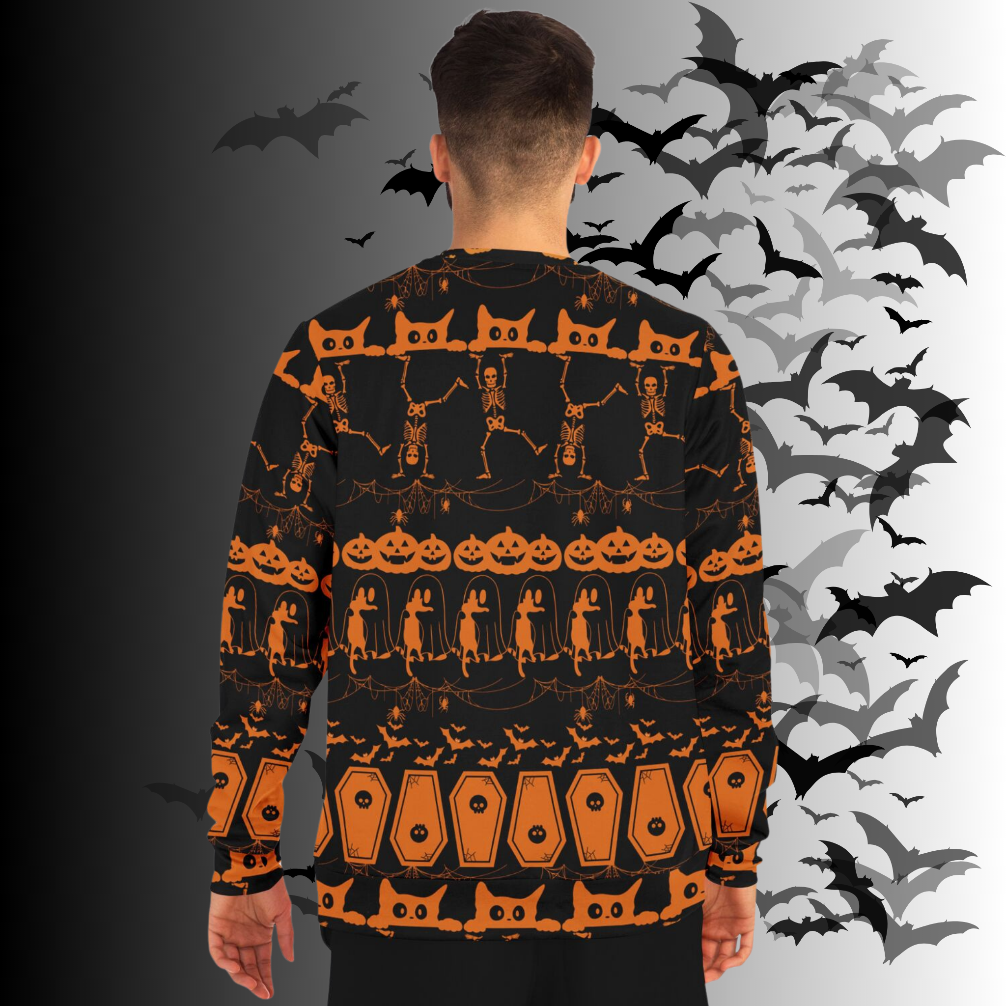 Ugly Halloween All Over Print Sweater