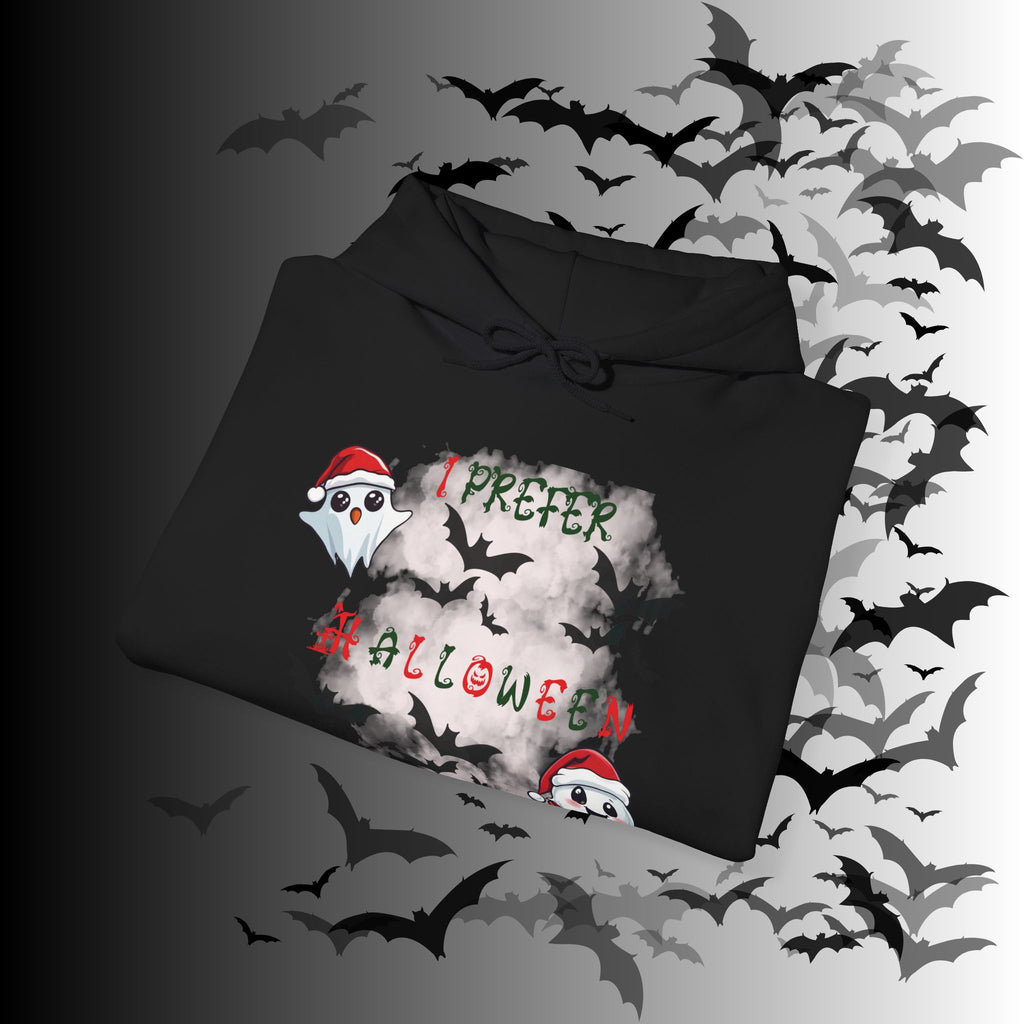 I Prefer Halloween Ghost Hoodie — Kawaii Gothic Christmas