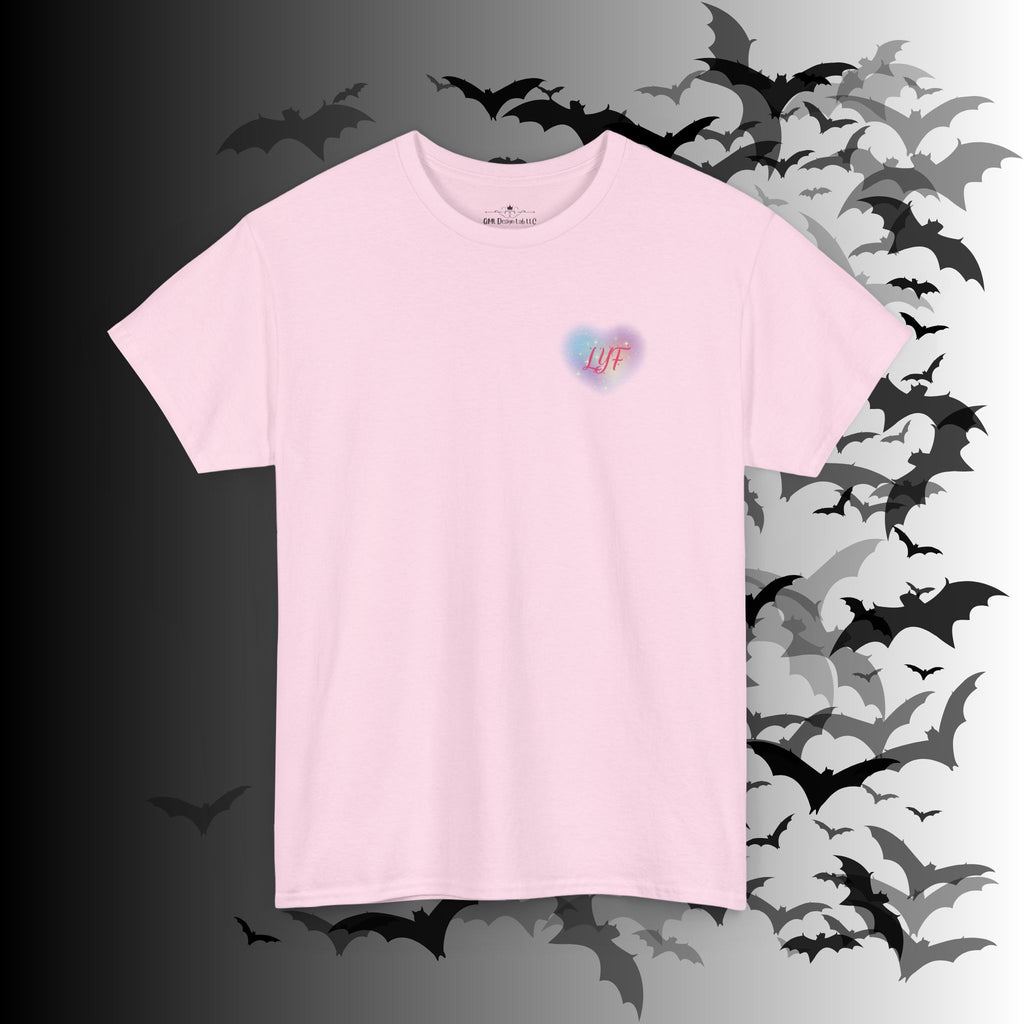 "Love You Forever" Gothic Skeleton Couples T-Shirt — Goth Valentine's Day Matching Tee