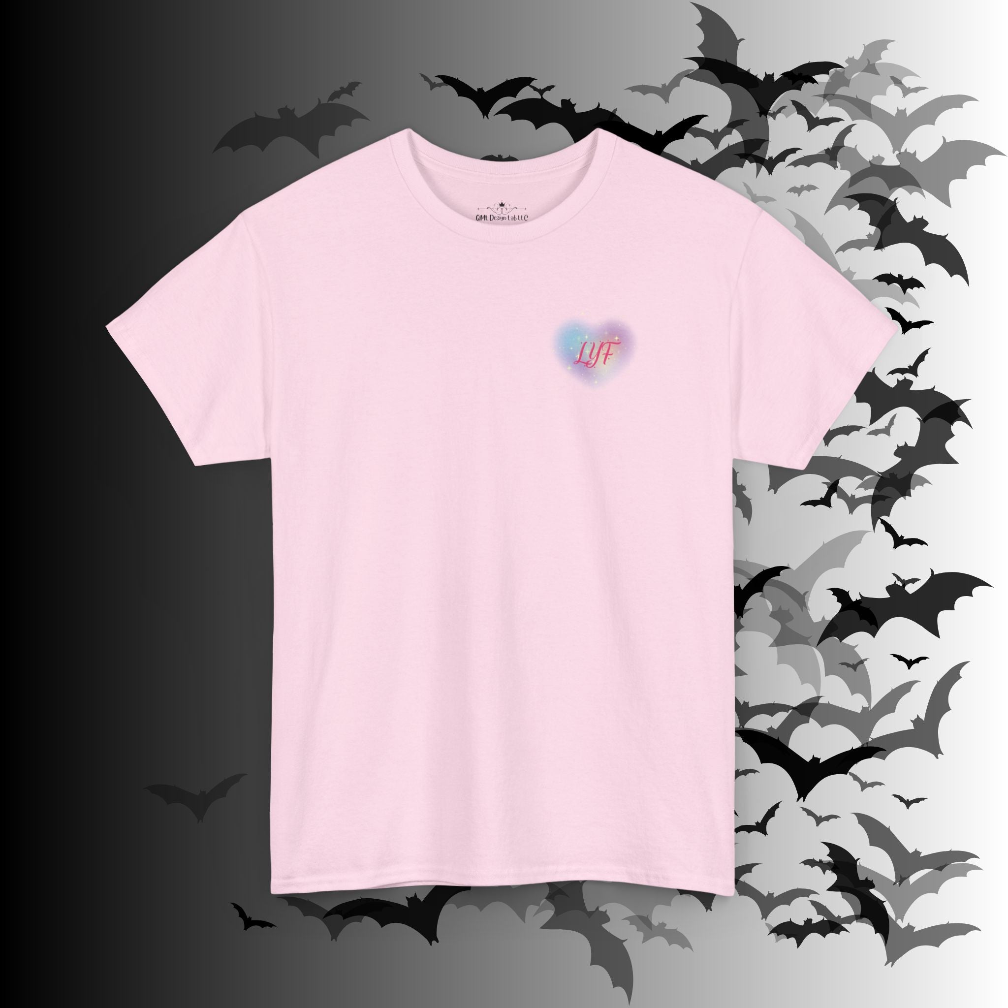 "Love You Forever" Gothic Skeleton Couples T-Shirt — Goth Valentine's Day Matching Tee