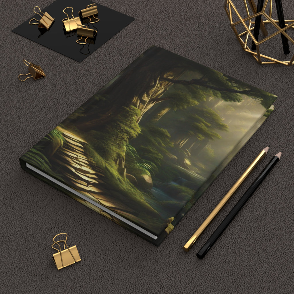 Dark Academia Forest Witch Journal – Hardcover Lined Magical Forest Notebook