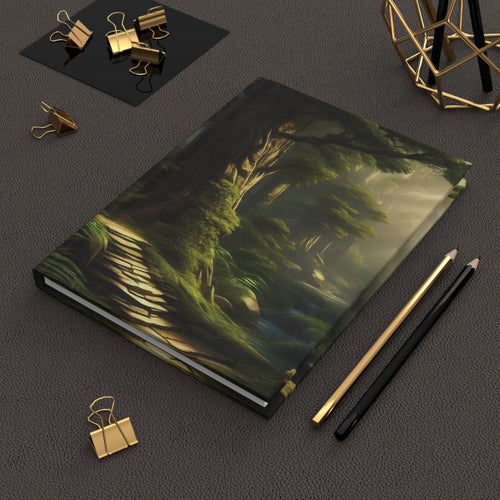 Dark Academia Forest Witch Journal – Hardcover Lined Magical Forest Notebook