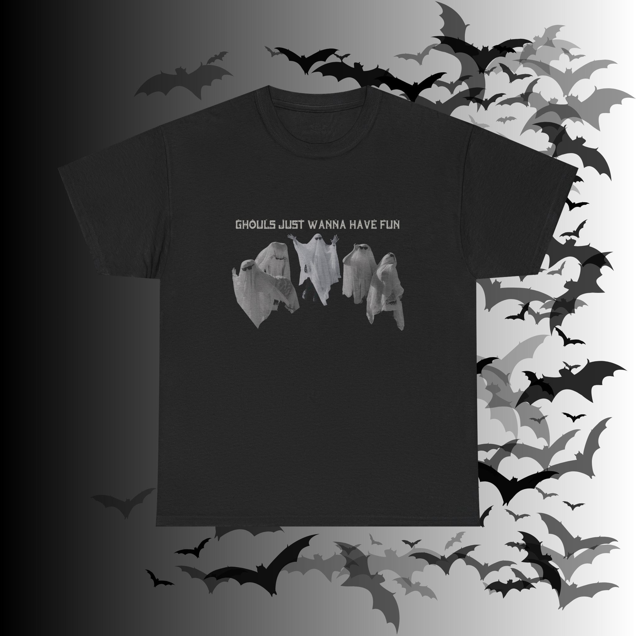 "Ghouls Just Wanna Have Fun" Ghost T-Shirt — Gothic Humor Tee