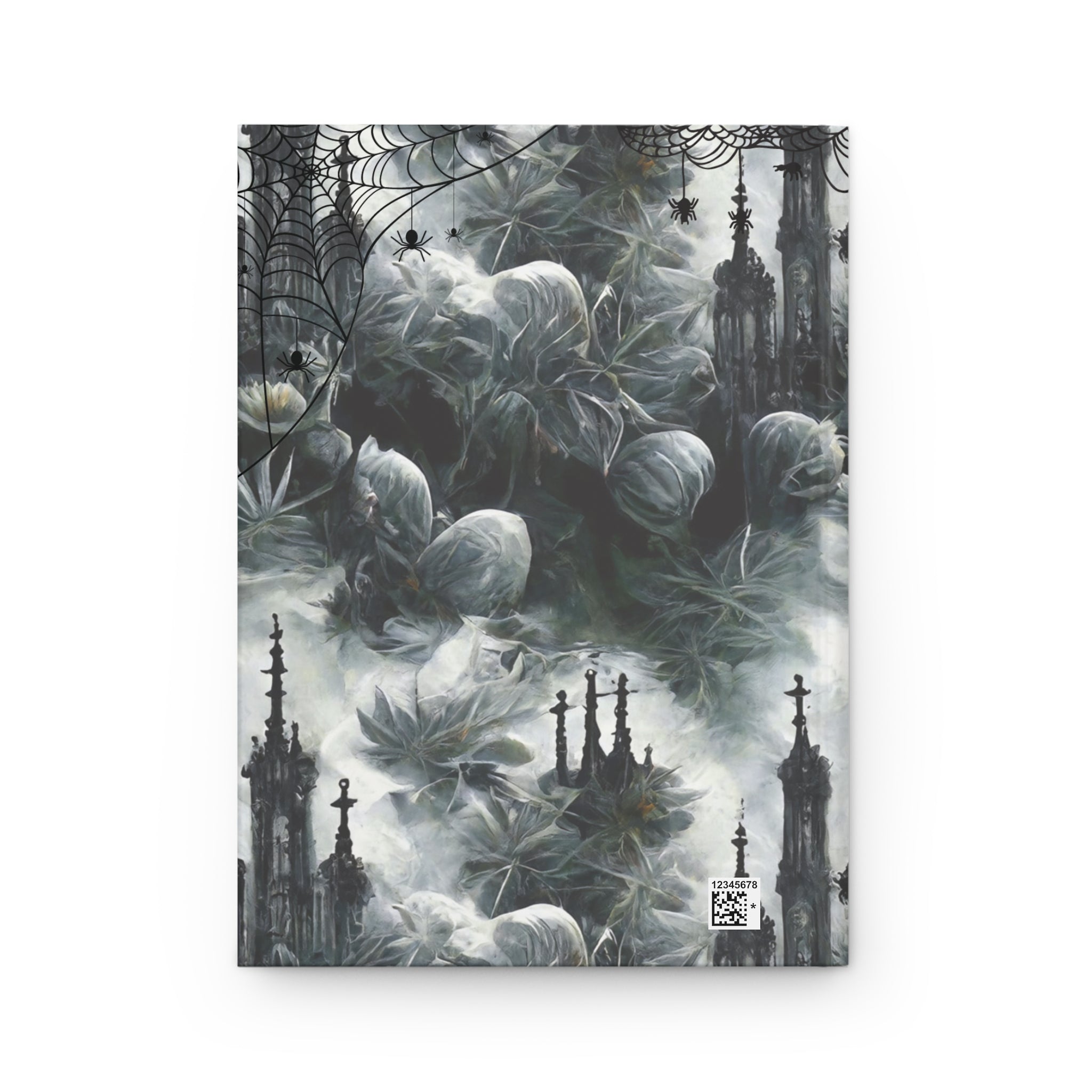 Dream Keeper Journal — Gothic Spider Web Botanical Hardcover Spell Book