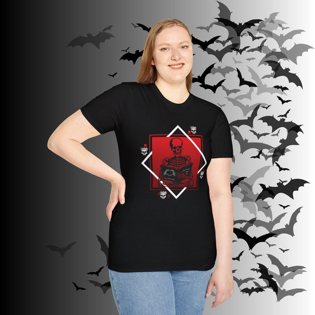 Gothic Skeleton Self Love Club T-Shirt — Dark Academia Graphic Tee