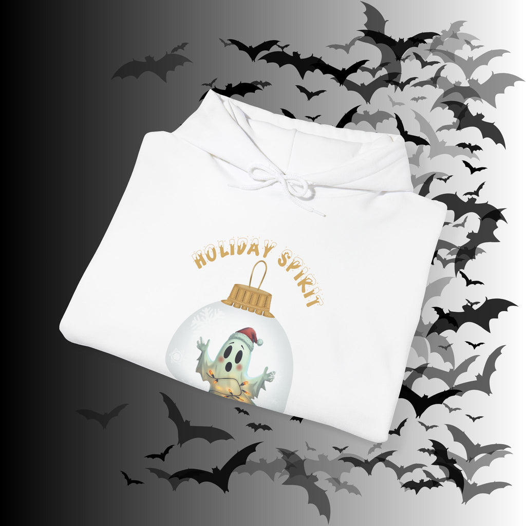 Holiday Spirit Hoodie — Ghost Christmas Ornament Gothmas Pullover