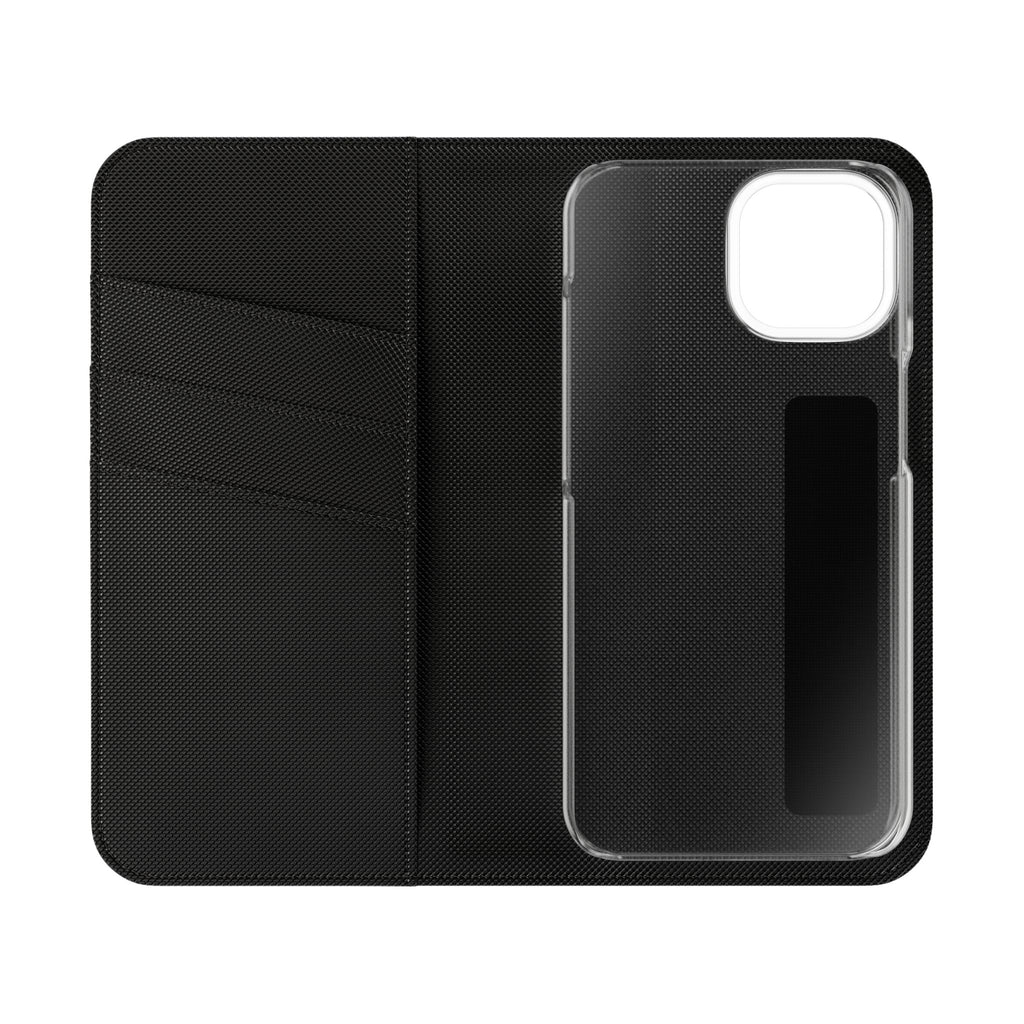 Goth Botanical Flip Wallet Case for iPhone and Samsung Galaxy Phones
