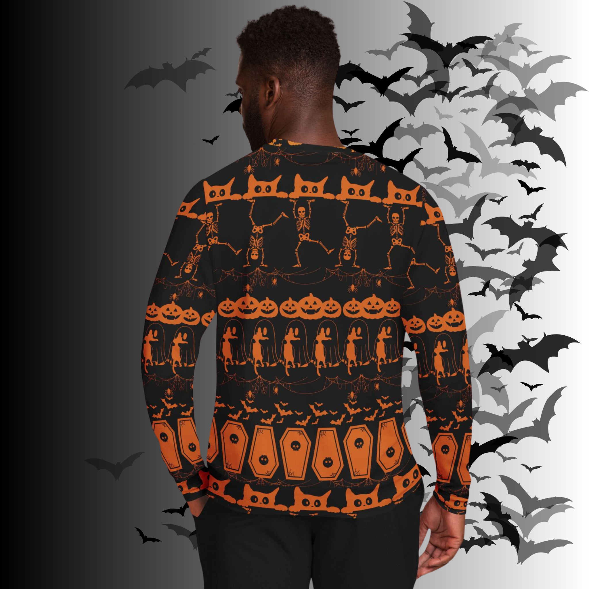 Ugly Halloween All Over Print Sweater