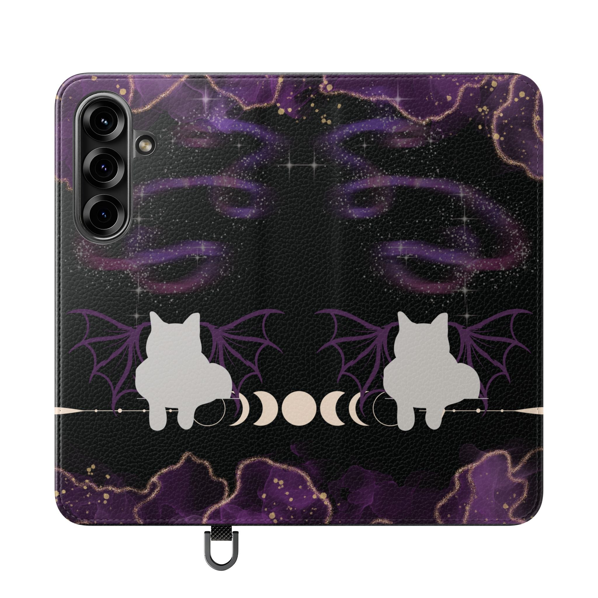 Copy of Goth Botanical Flip Wallet Case for iPhone and Samsung Galaxy Phones