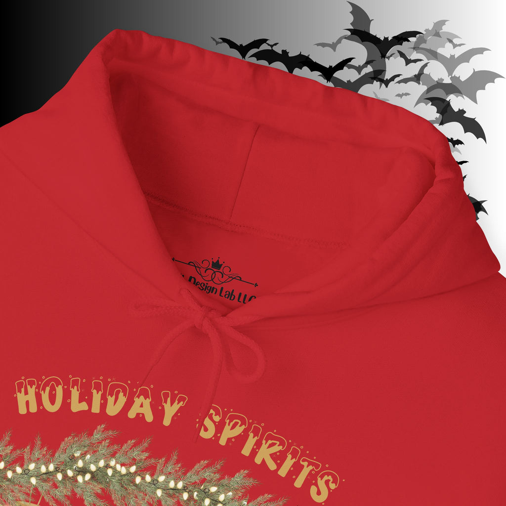 Holiday Spirits Hoodie — Ghost Christmas Ornament Gothmas Pullover