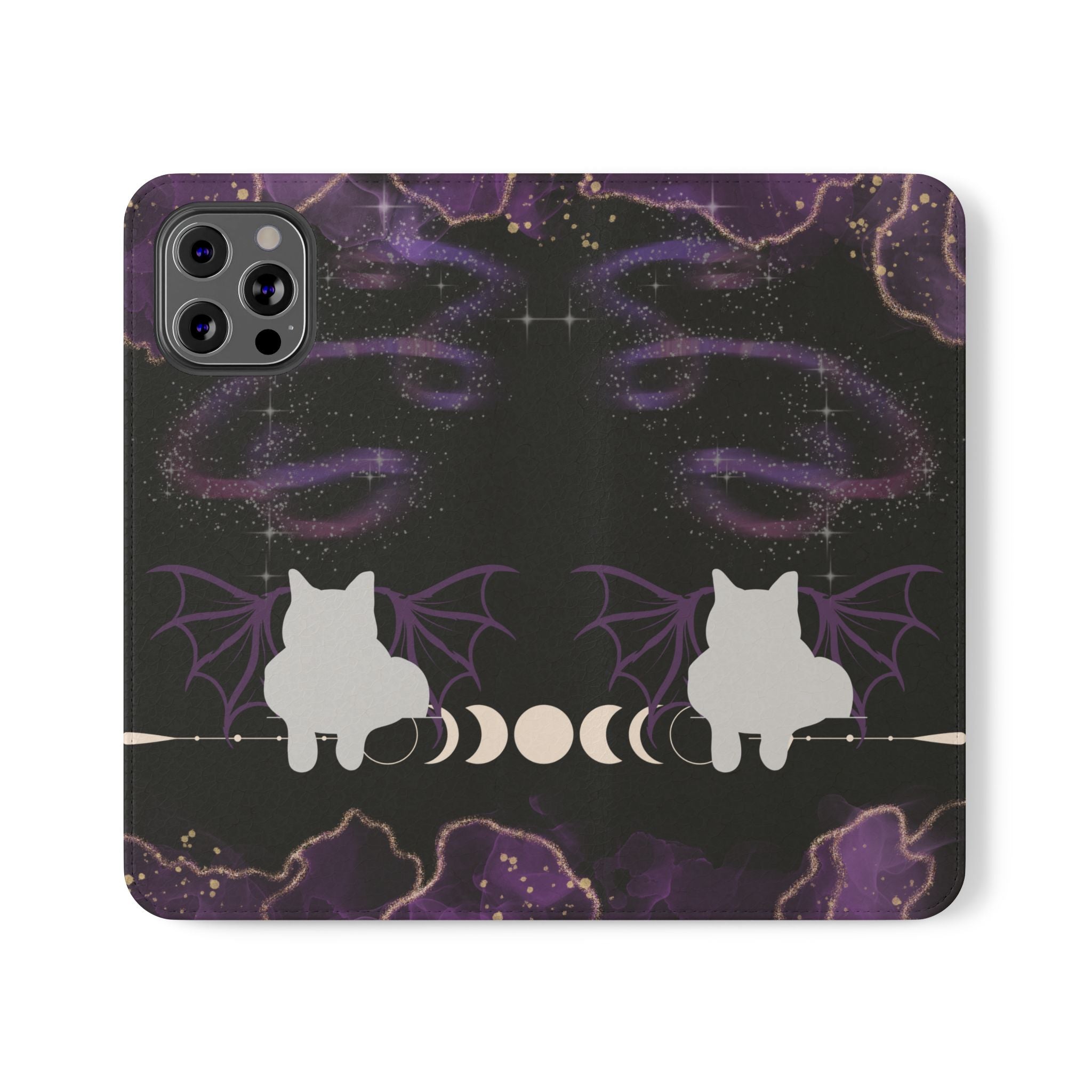 Copy of Goth Botanical Flip Wallet Case for iPhone and Samsung Galaxy Phones