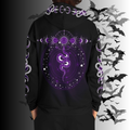Purple Celestial Serpent All Over Print Hoodie