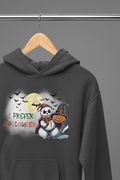 I Prefer Halloween Hoodie — Gothic Christmas Skull Snowman Pumpkin