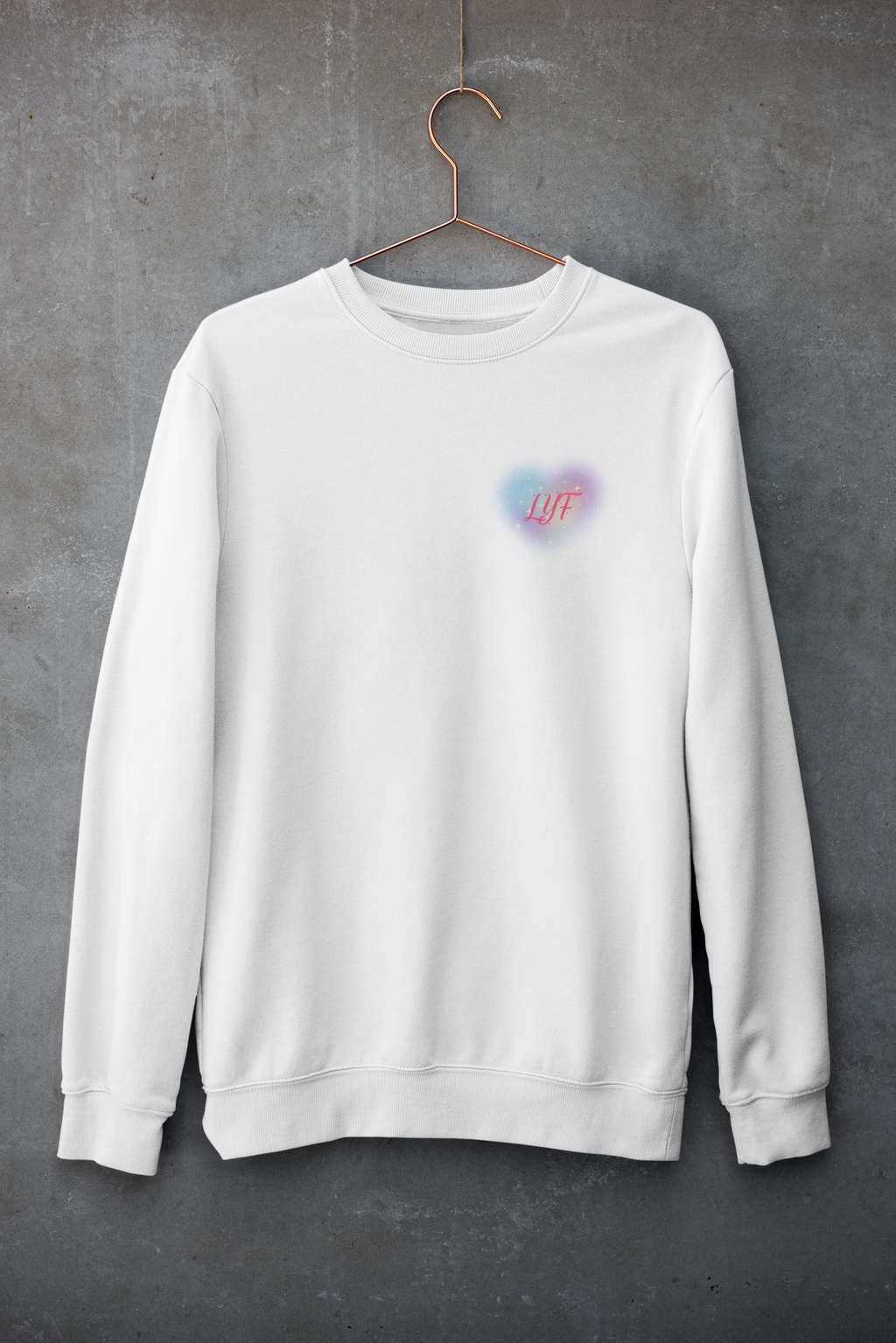 Love You Forever Skeleton Crewneck Sweatshirt — Gothic Valentine's Couples