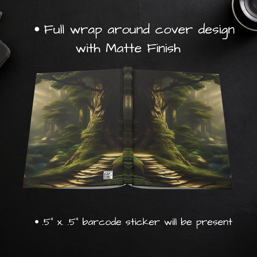 Dark Academia Forest Witch Journal – Hardcover Lined Magical Forest Notebook