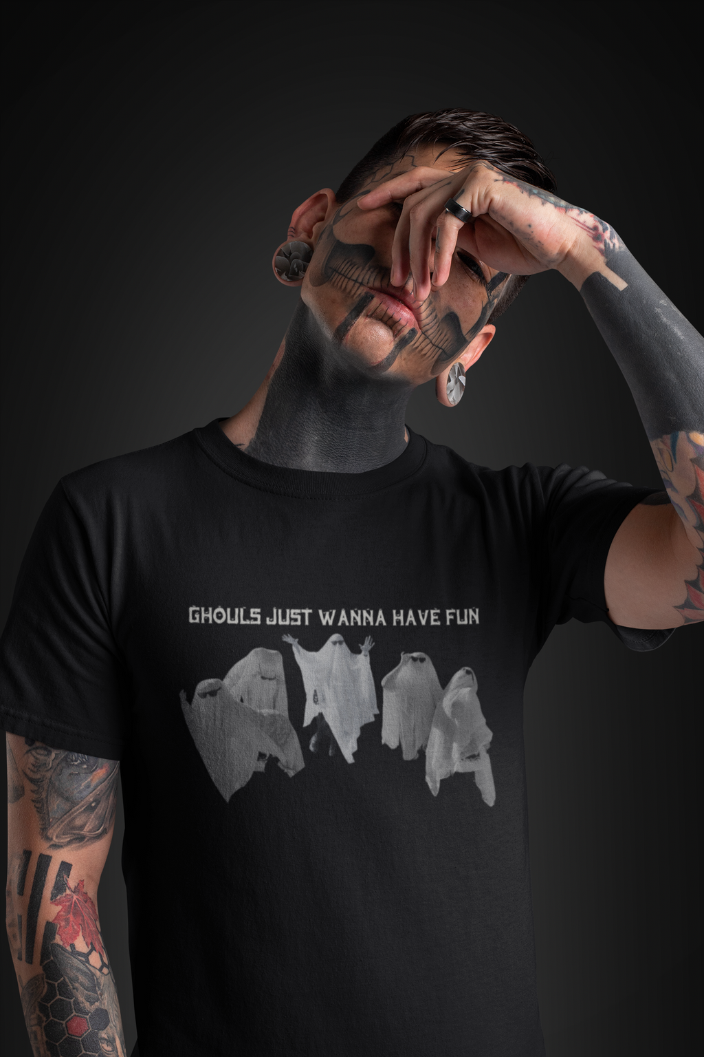 "Ghouls Just Wanna Have Fun" Ghost T-Shirt — Gothic Humor Tee