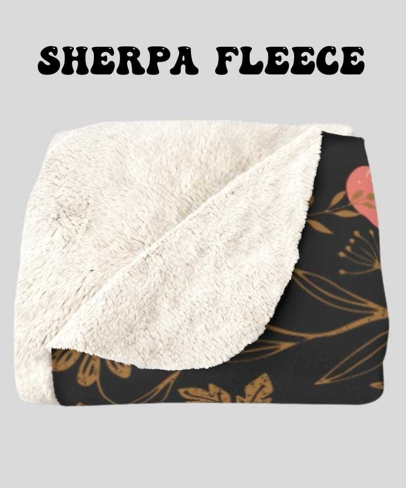 Dark Cottagecore Kawaii Mushroom Throw Blanket — Cozy Autumn Home Decor