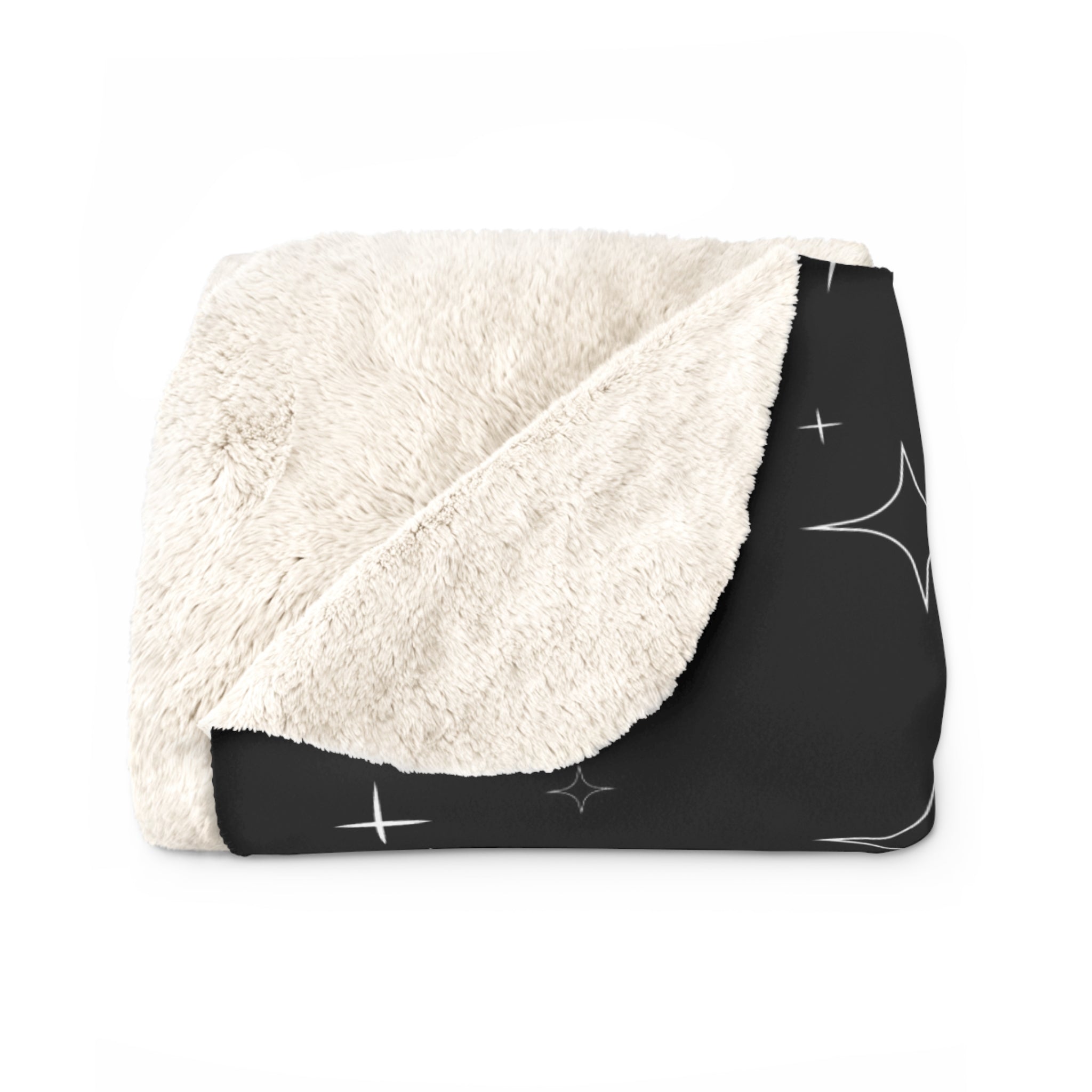Gothic Moon Sword Blanket: Celestial Velveteen or Sherpa Throw
