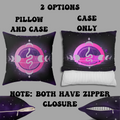 Pastel Goth Celestial Snake Moon Phases Throw Pillow — Witchy Dark Home Decor