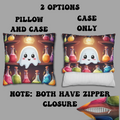 Apothecary Ghost Throw Pillow — Whimsigoth Potion Shelf Dark Home Decor