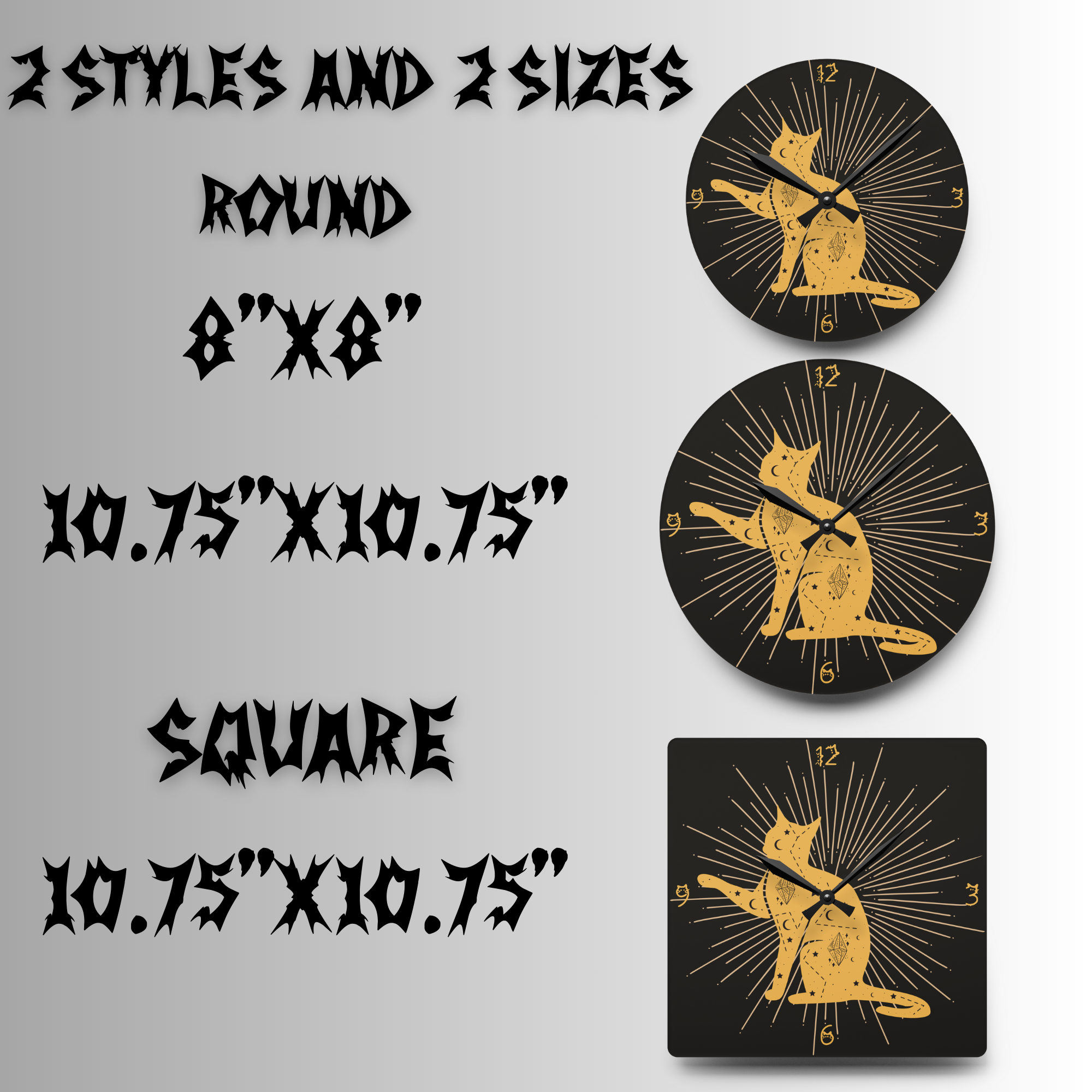 Clock Size Guide