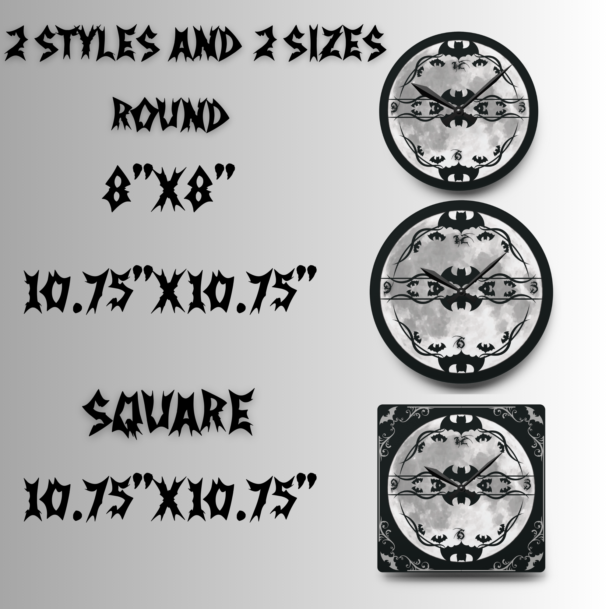 Clock Size Guide