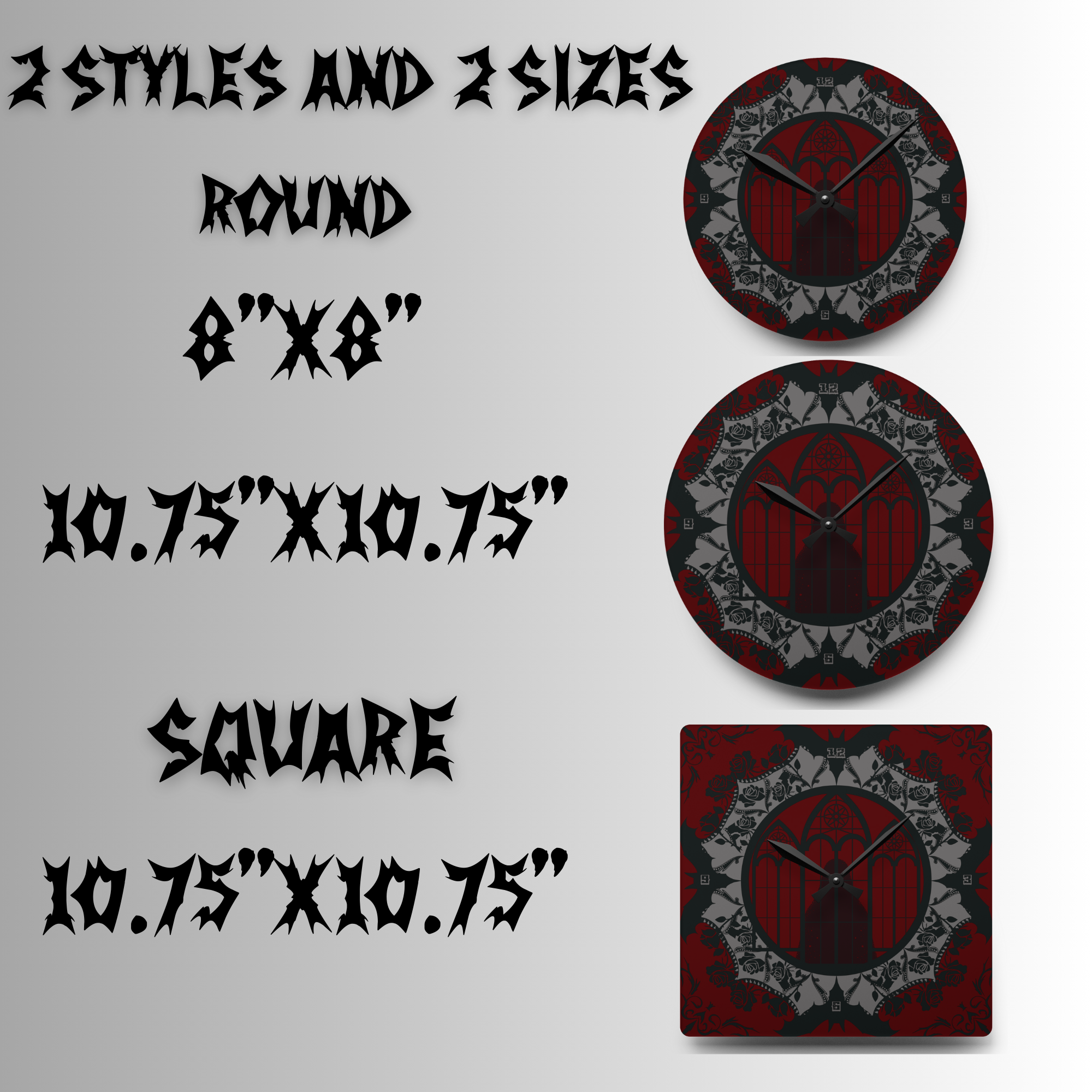Clock Size Guide