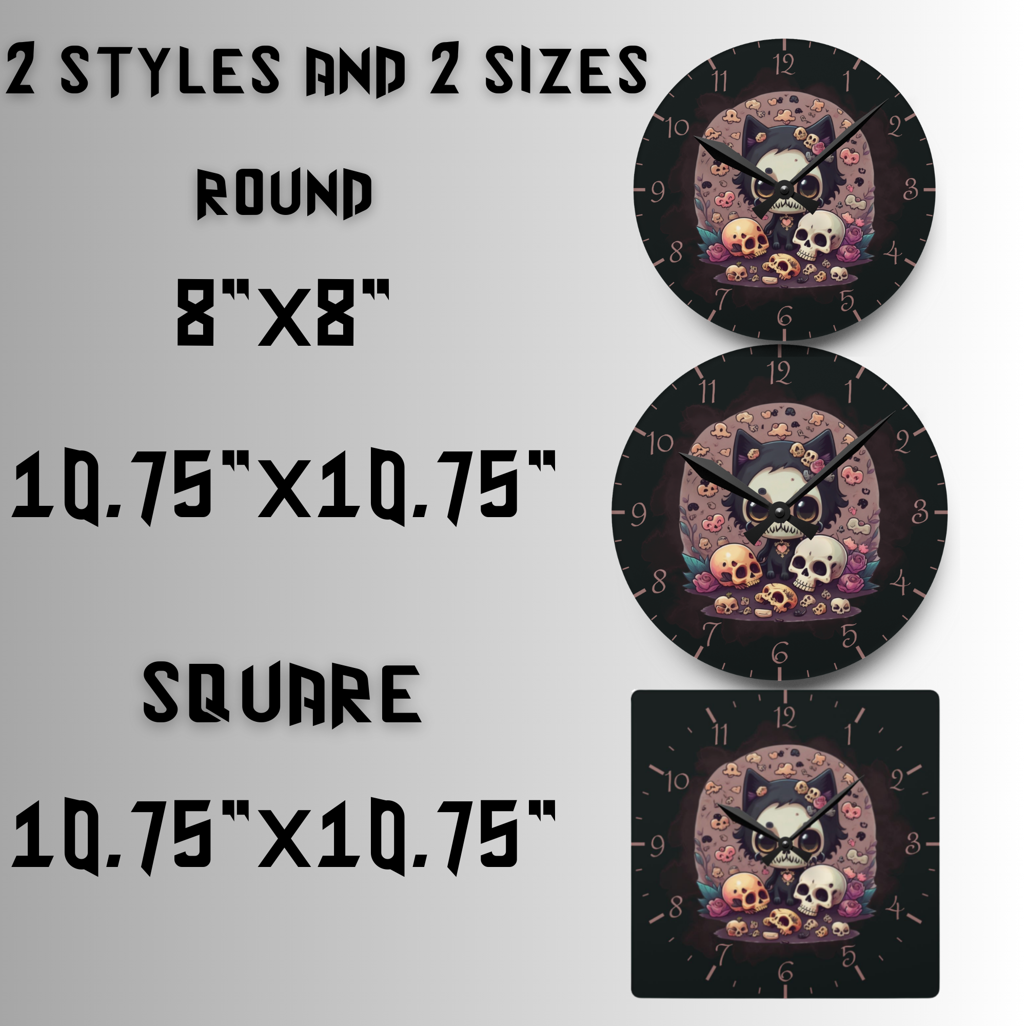 Clock Size Guide