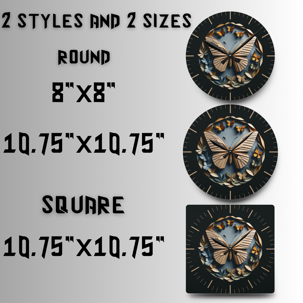 Clock Size Guide