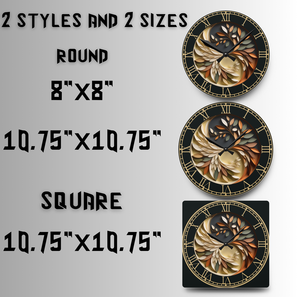 Clock Size Guide