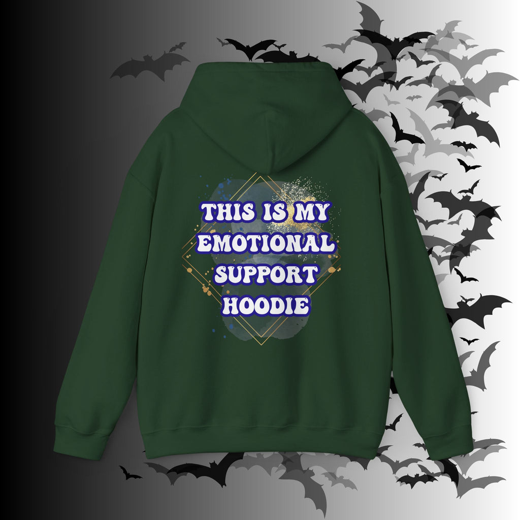 This Is My Emotional Support Hoodie — Funny Back Print Pullover