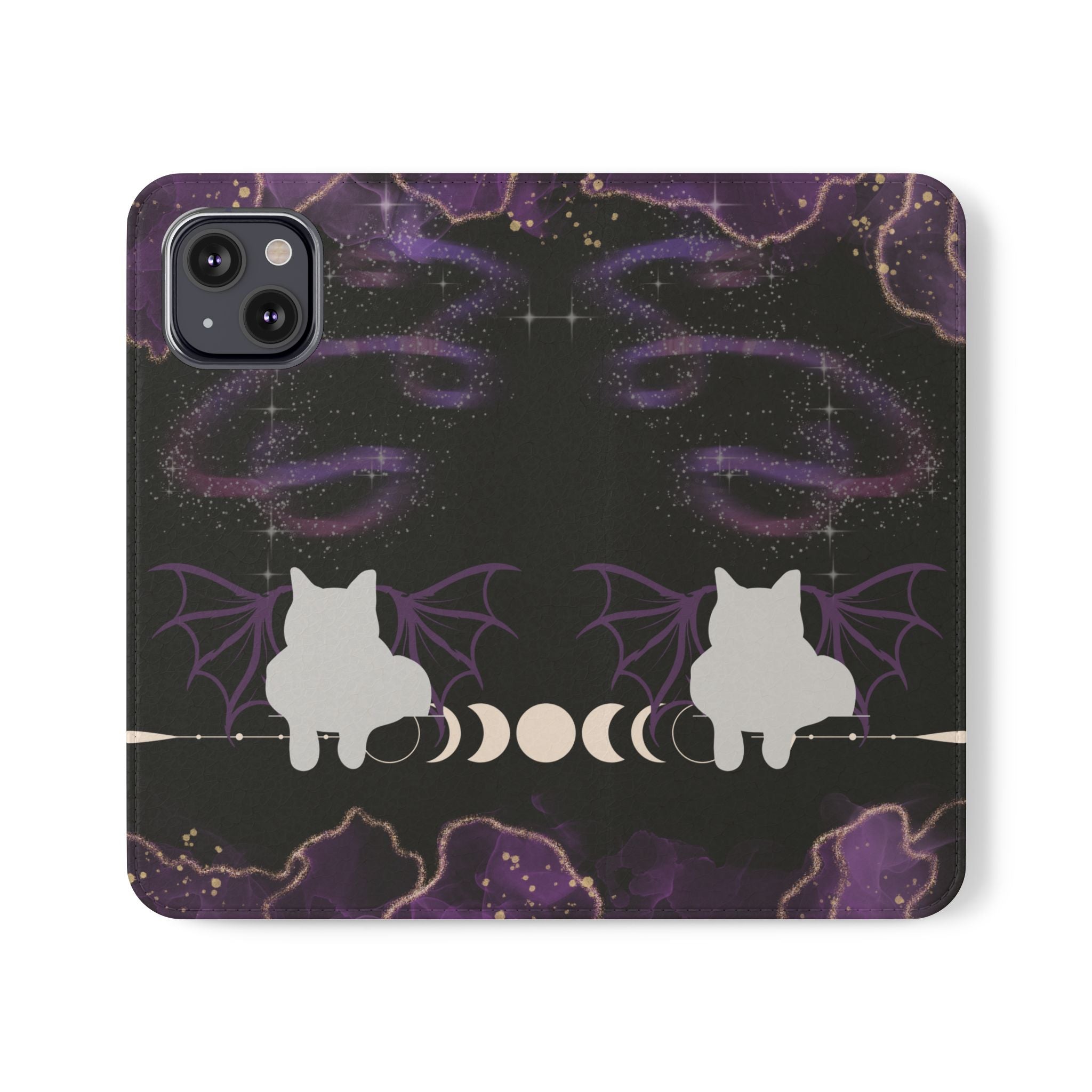 Copy of Goth Botanical Flip Wallet Case for iPhone and Samsung Galaxy Phones