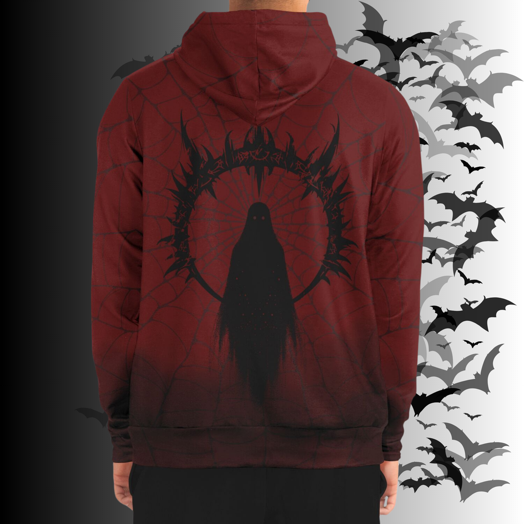 Dark Reaper All Over Print Zip Hoodie