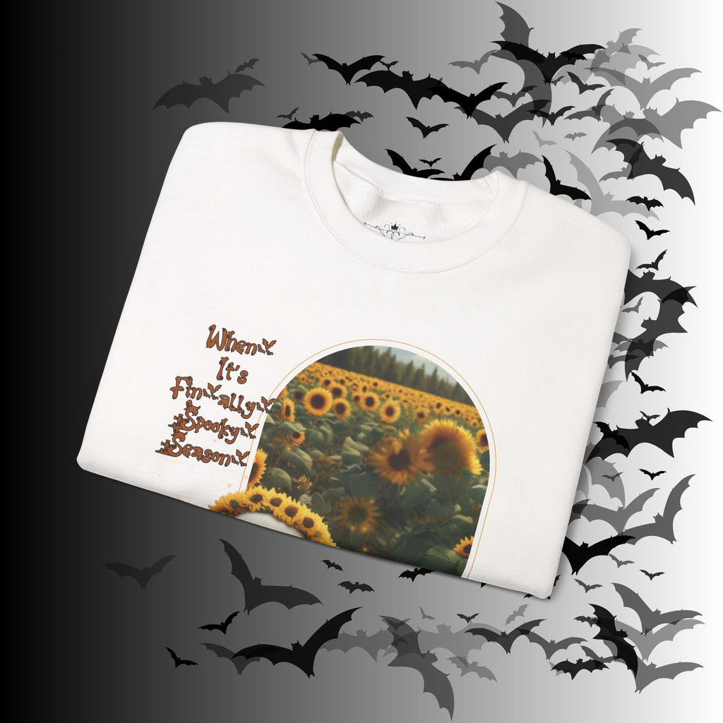 Summerween Ghost Crewneck Sweatshirt — When It's Finally Spooky Season