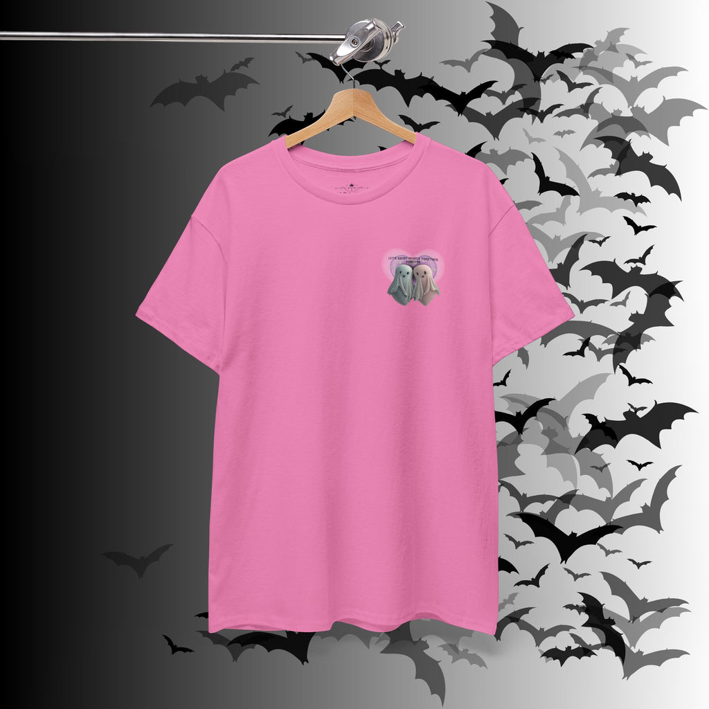 "Let's Haunt People Together Forever" Ghost Couples T-Shirt — Matching Halloween Tee