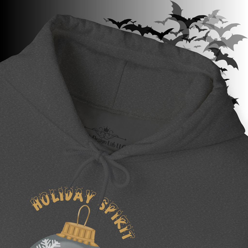 Holiday Spirit Hoodie — Ghost Christmas Ornament Gothmas Pullover