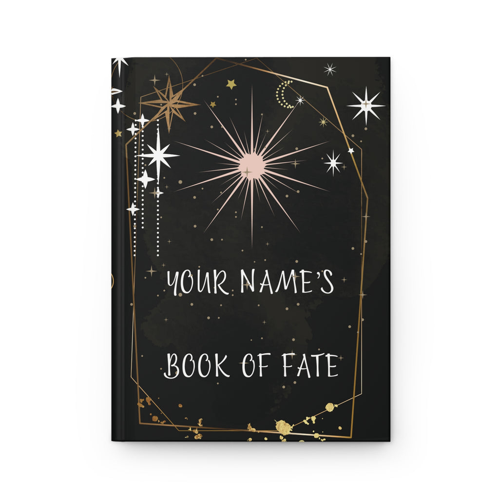 Personalized Book of Fate Journal — Celestial Tarot Hardcover Spell Book